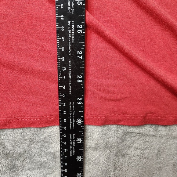 Eileen Fisher‎ Jersey Tunic Top Womens XL Pink Mock Neck 3/4 Sleeve Made in USA - Picture 5 of 9